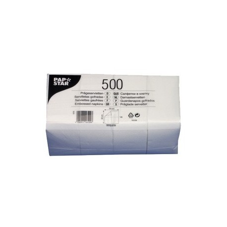 Papstar servietten, 330 x 330 mm, 1-lagig, weiß