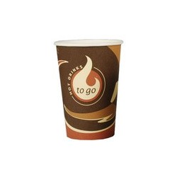 Papstar hartpapier-kaffeebecher "to go", 0,2 l