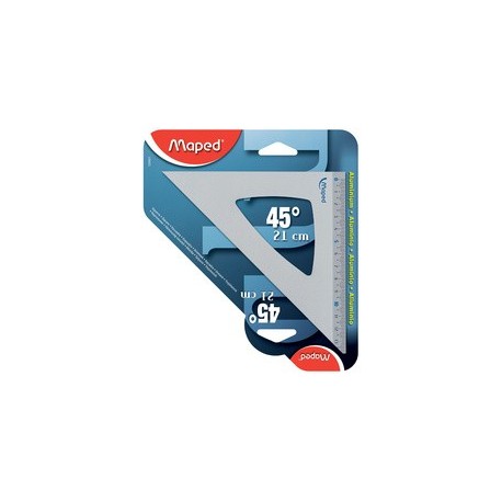 Maped équerre 45 degrés, en aluminium
