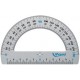 Maped rapporteur 180 degrés, en aluminium, 120 mm