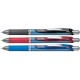 Pentel stylo roller à encre gel liquide energel bln75, noir