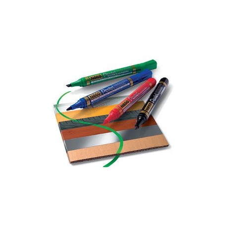 Pentel marqueur permanent n850, pointe ogive, noir