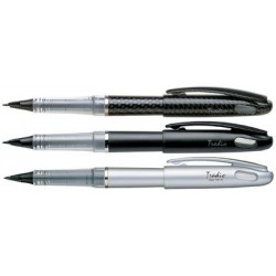 Pentel stylo plume tradio stylo trj50, noir