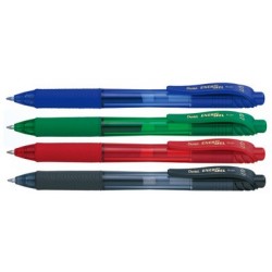 Pentel roller encre gel liquide energel-x bl107, vert