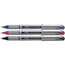 Pentel stylo roller gel energel liquid plus bl27, rouge