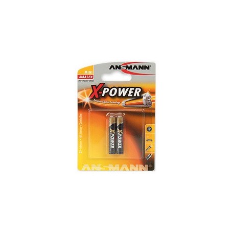 Ansmann alkaline batterie "x-power" aaaa, 2er blister