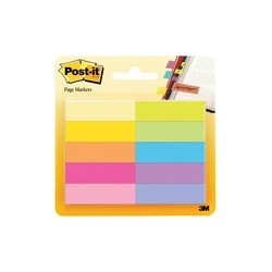 3m post-it notes page marker, 12,7 x 44,4 mm, farbig