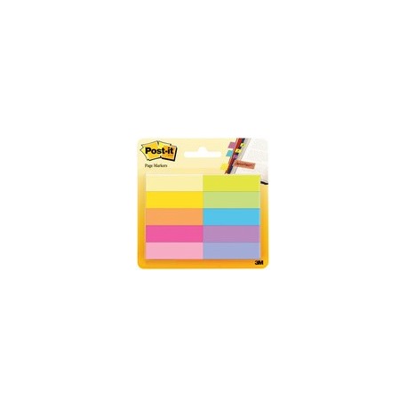 3m post-it notes page marker, 12,7 x 44,4 mm, farbig