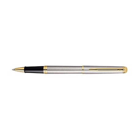 Waterman stylo roller hémisphère, acier inoxydable g.c.