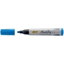 Bic marqueur permanent marking 2000, pointe ogive, rouge