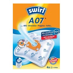 Swirl sac pour aspirateur a 07, avec filtre microporplus,