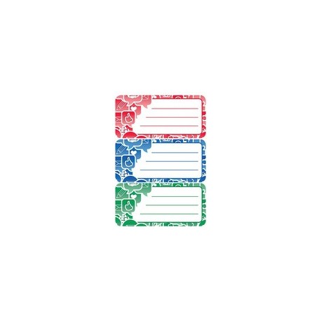 Herma buchetiketten "social icons", 76 x 35 mm