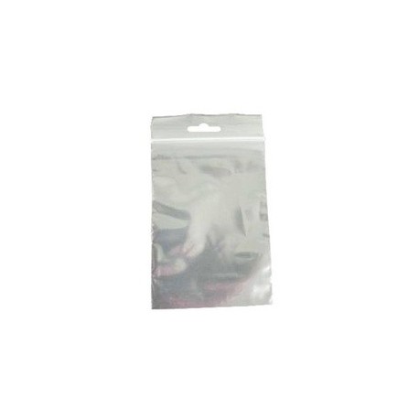 Sachet avec fermeture à pression, 70 x 100 mm, perforation