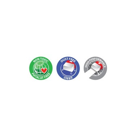 Kores kunststoff-radierer "ke30", (b)40 x (t)21 x (h)10 mm