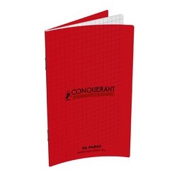 Conquerant classique carnet 90 x 140 mm, quadrillé, 96 pages