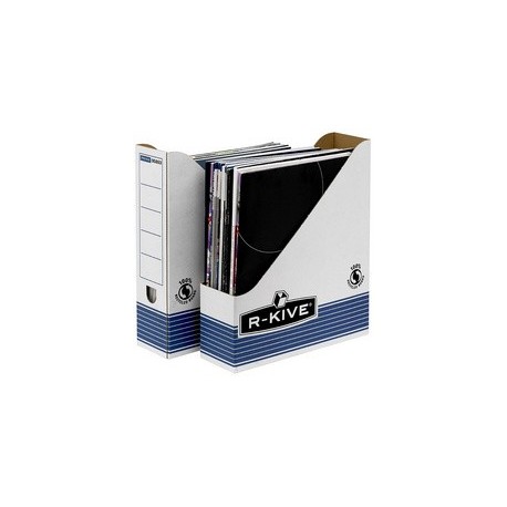 Fellowes porte-revues bankers box system, bleu (LOT DE 10)