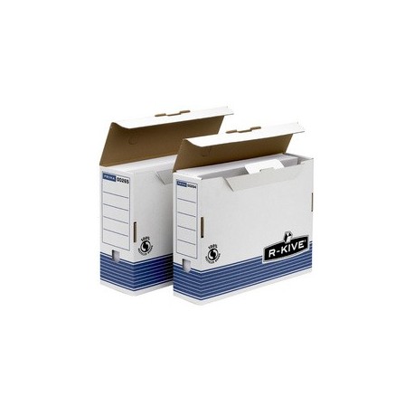 Fellowes bankers box system boîte d'archives, bleu, (l)100mm (LOT DE 10)