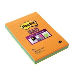 3m post-it super sticky notes ultra notes adhésives, (LOT DE 2)