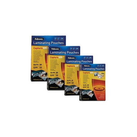 Fellowes pochette à plastifier, 75 x 105 mm, 250 microns