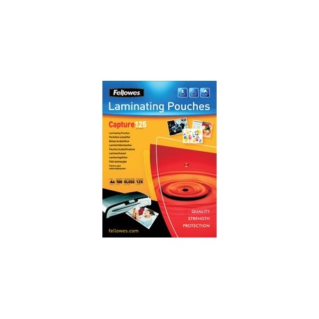 Fellowes pochettes à plastifier, a4, brillante, 350 microns