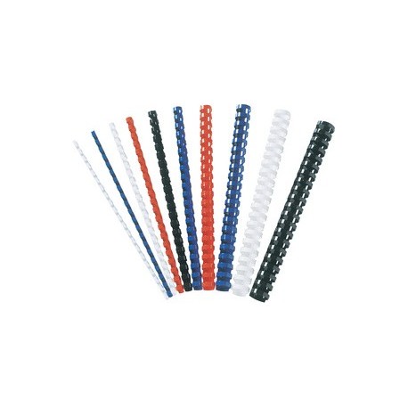 Fellowes baguettes de reliure plastiques, format a4, 16mm,