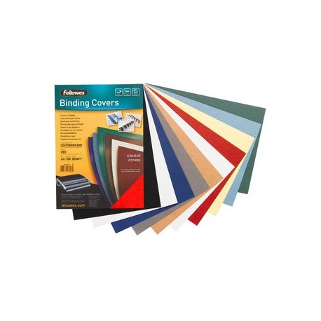 Fellowes couverture delta, grain cuir, a4, bleu royal