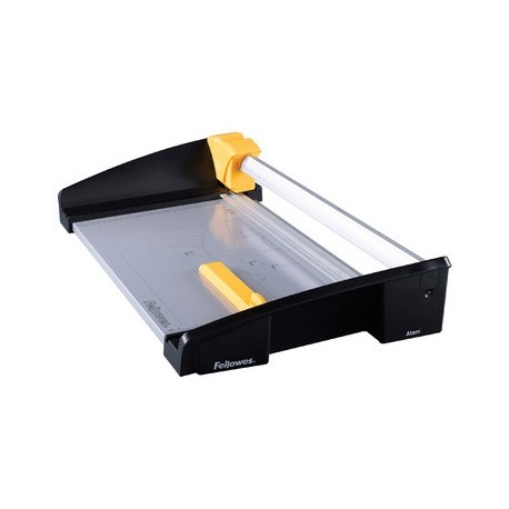 Fellowes massicot rotatif atom, format a3, argent/jaune,