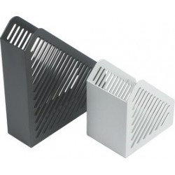 Helit porte-revue design grille,format a5, polystyrène, noir