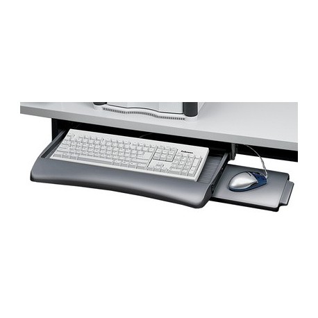 Fellowes tiroir pour clavier avec tablette souris, graphite