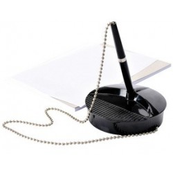 Fellowes stylo à bille sur socle, noir