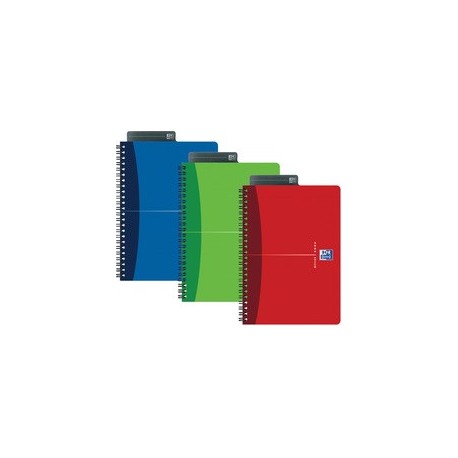 Oxford office cahier à reliure spirale, format a5, quadrillé