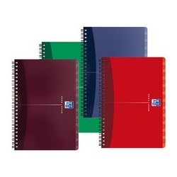 Oxford office cahier de répertoire, a5, ligné, en carton