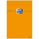 Oxford bloc-notes, 85 x 120 mm, quadrillé,80 feuilles,orange