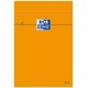Oxford bloc-notes, 110x170mm, quadrillé,80 feuilles, orange