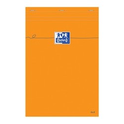 Oxford bloc-notes, 210 x 315 mm, uni, 80 feuilles, orange