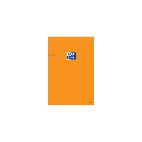 Oxford bloc-notes, 210 x 315 mm, uni, 80 feuilles, orange