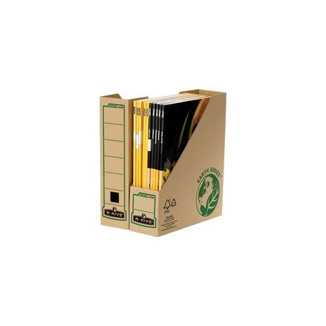Fellowes porte-revues bankers box earth, marron (LOT DE 20)