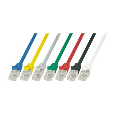 Logilink câble réseau econline, cat. 6, u/utp, 0,25 m, vert