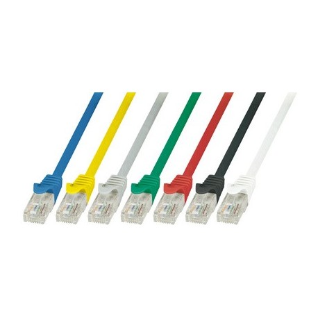 Logilink câble réseau econline, cat. 6, u/utp, 0,25m, jaune