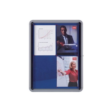 Nobo vitrine, surface d'affichage en tissu, pour l'intérieur
