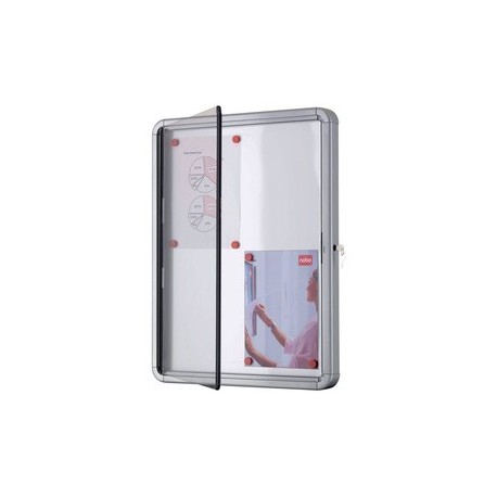 Nobo vitrine, surface en métal, pour l'intérieur, 6 x a4
