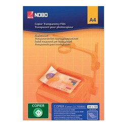 Nobo transparent pour copieur, format a4, limpide