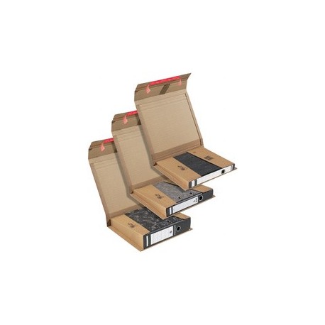 Colompac carton d'expédition pour classeur, marron, classeur (LOT DE 20)