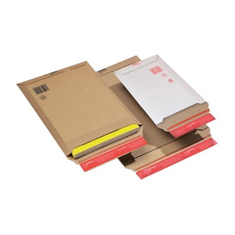 Colompac pochette d'expédition, en carton ondulé marron (LOT DE 20)