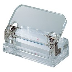 Maul perforatrice, en acrylique , transparent