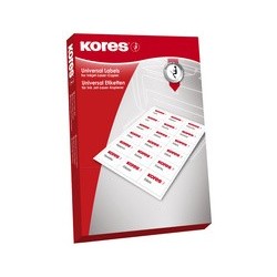 Kores étiquettes universelles, 105 x 57 mm, blanc, 100