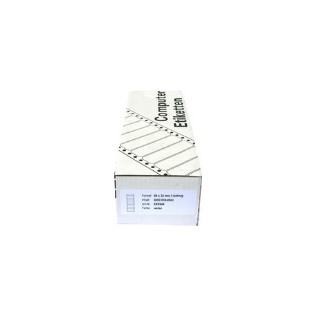 Kores étiquettes pour ordinateur, en continu, 89 x 36 mm
