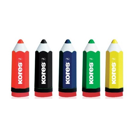 Kores taille-crayons kolorito, en forme de crayon,