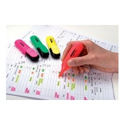 Kores surligneurs "bright liner", étui de 4
