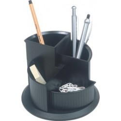 Helit pot à crayons multifonction lineaire, 4 compartiments,